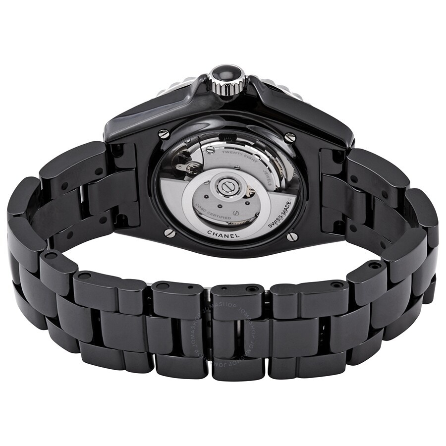 Chanel J12 Automatic Diamond Black Dial Ladies Watch H5702 - 3