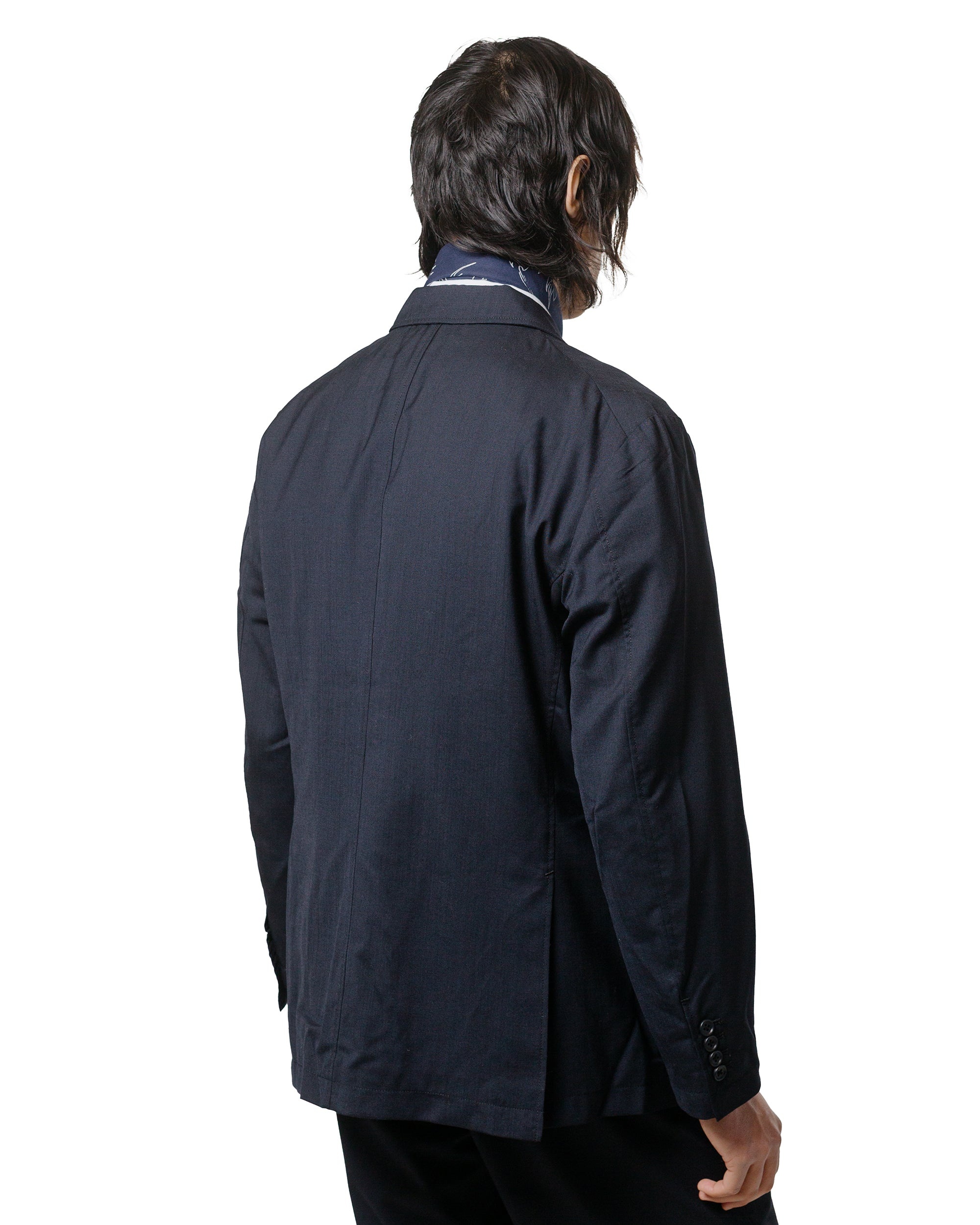 Andover Jacket Dark Navy Tropical Wool - 3