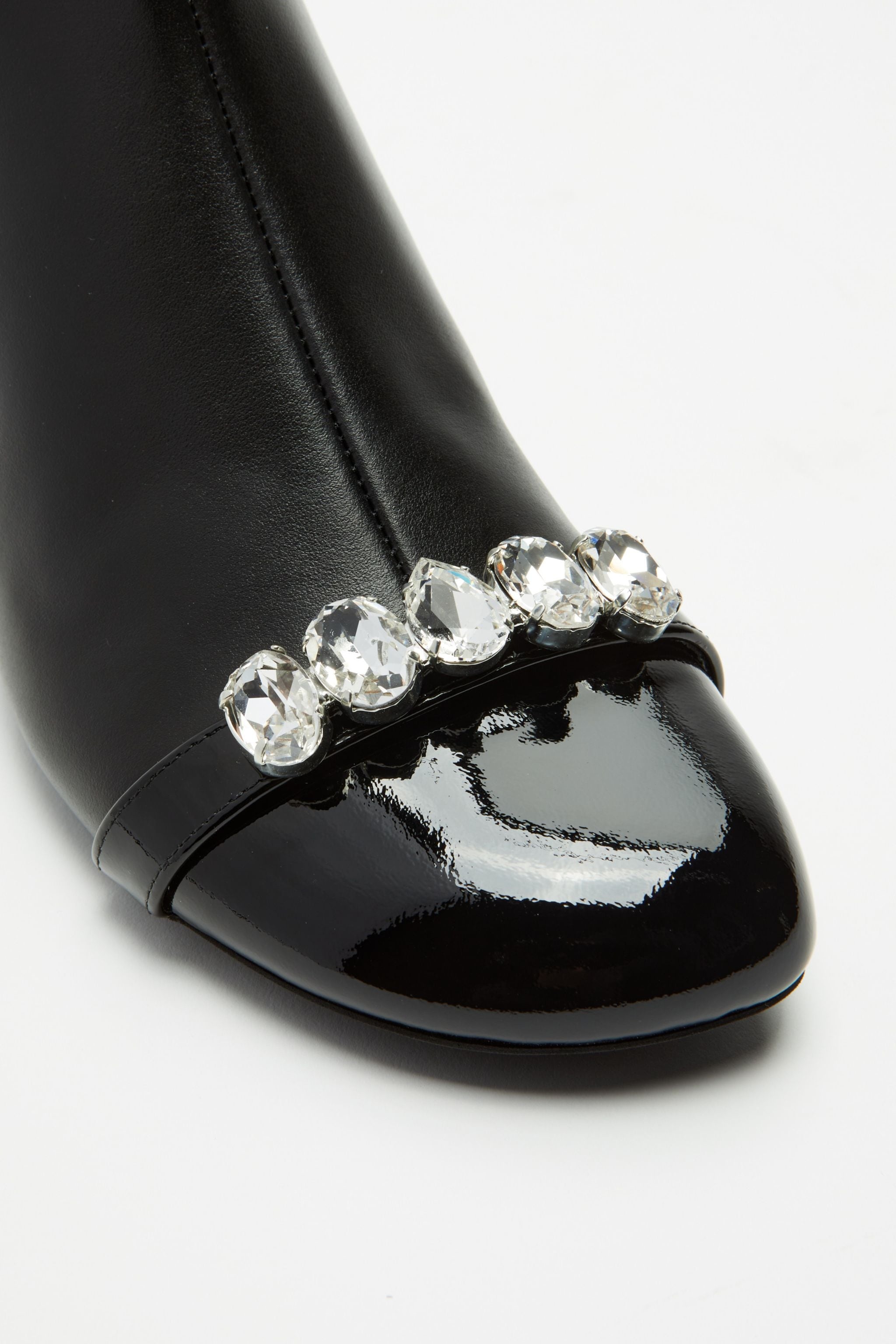 CRYSTAL-EMBELLISHED ANKLE BOOTS - 4