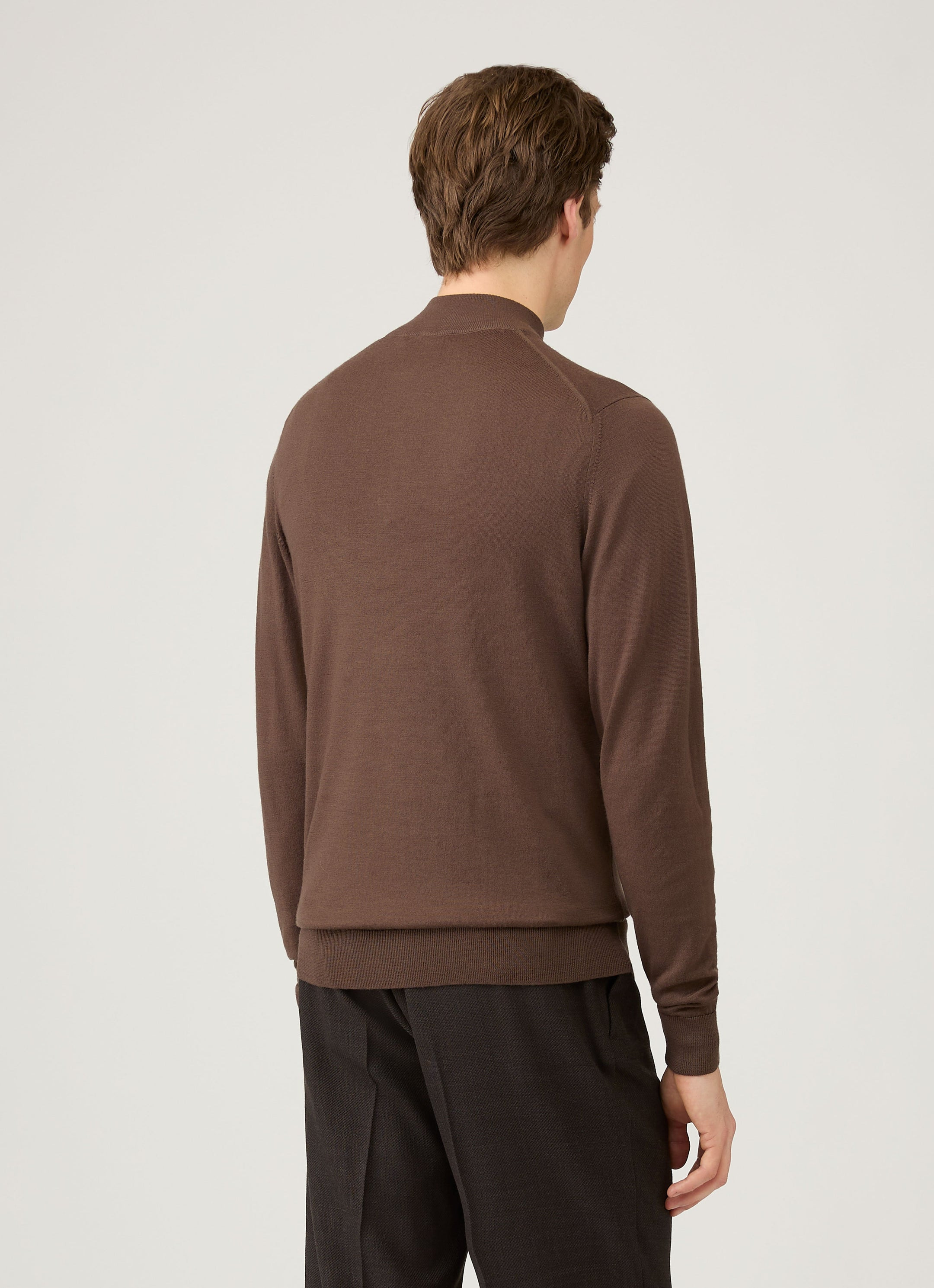 Extra‑Fine Merino Zip Neck - 5