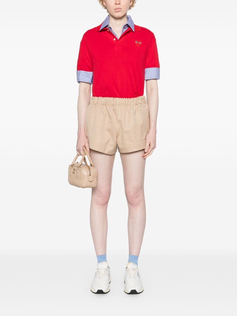 Heart-patch piqué polo shirt - 3