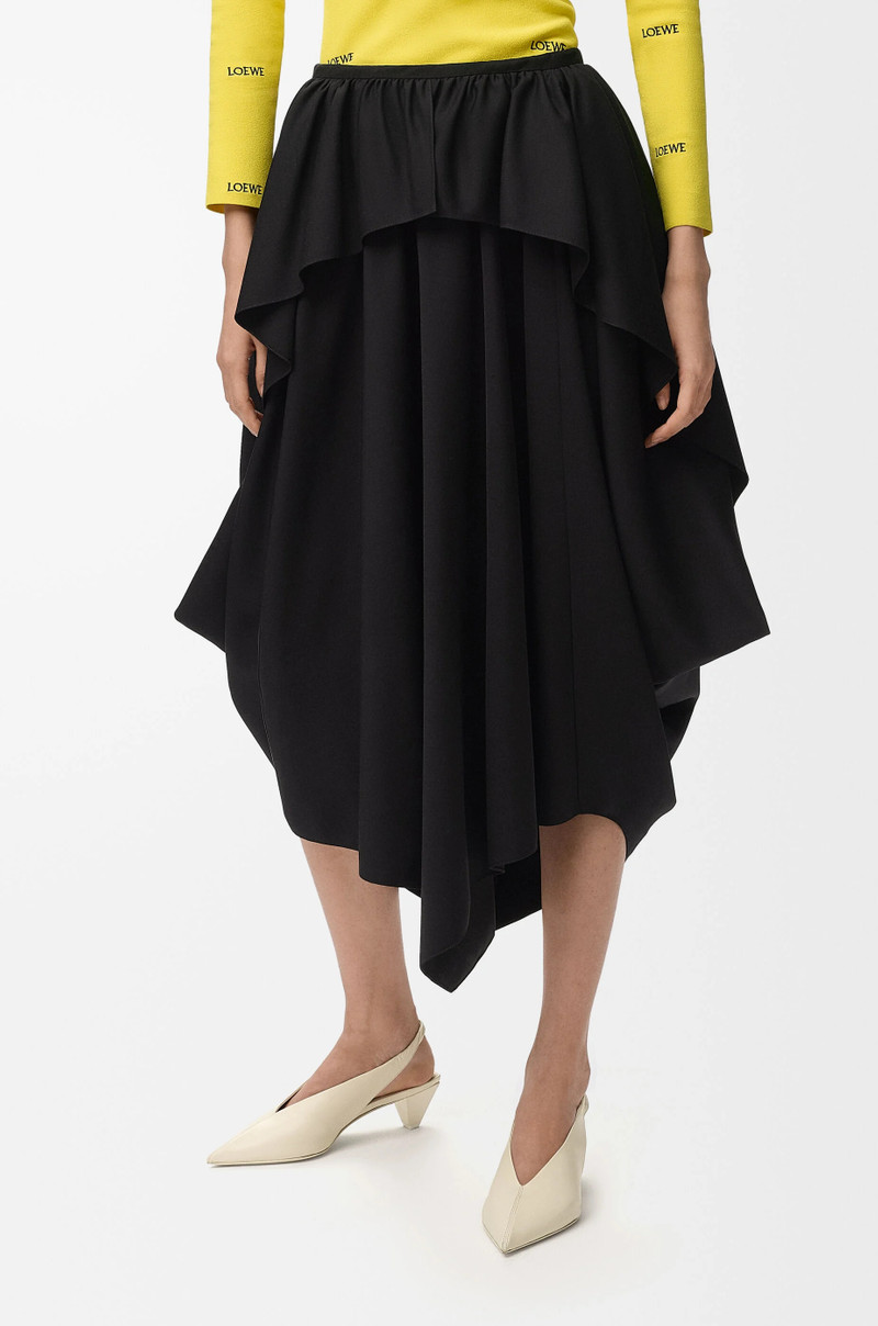 Skirt in viscose and wool blend 3