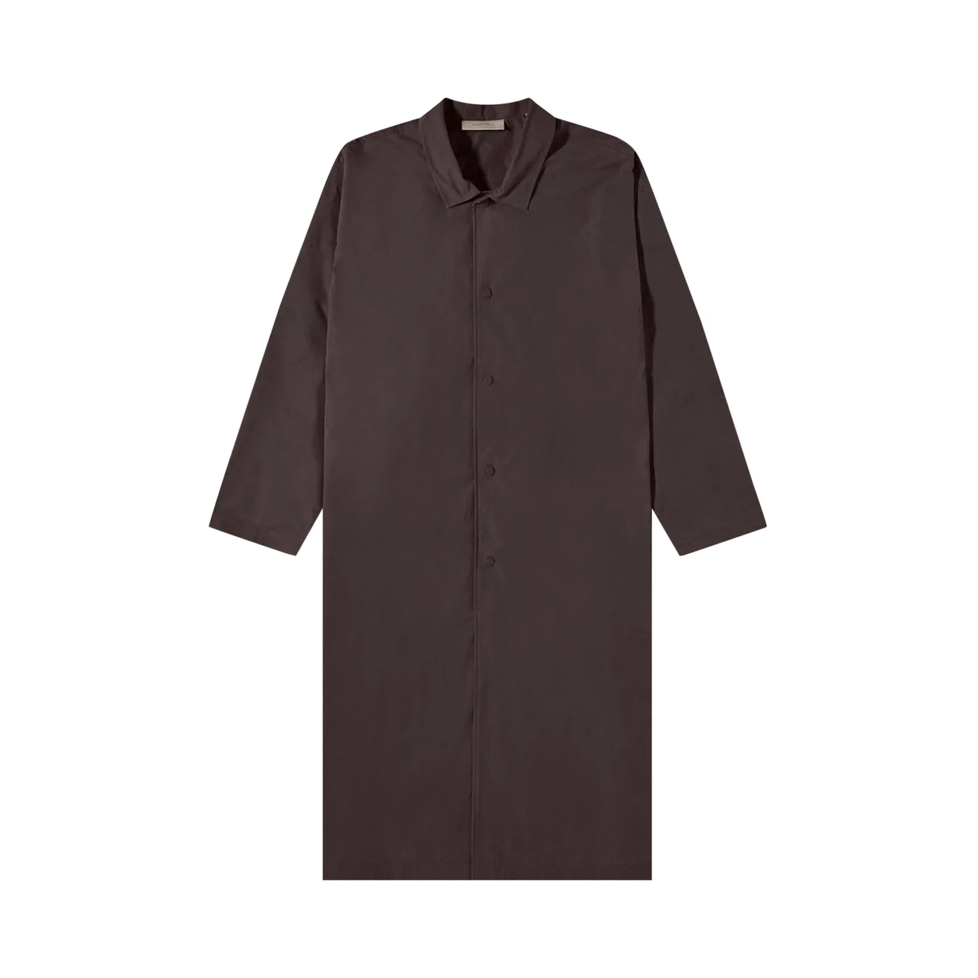 Fear of God Essentials Long Coat 'Plum' - 1