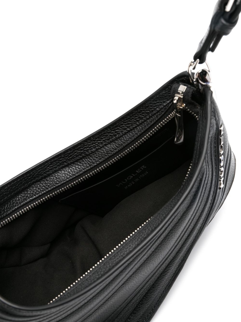 debossed shoulder bag - 5