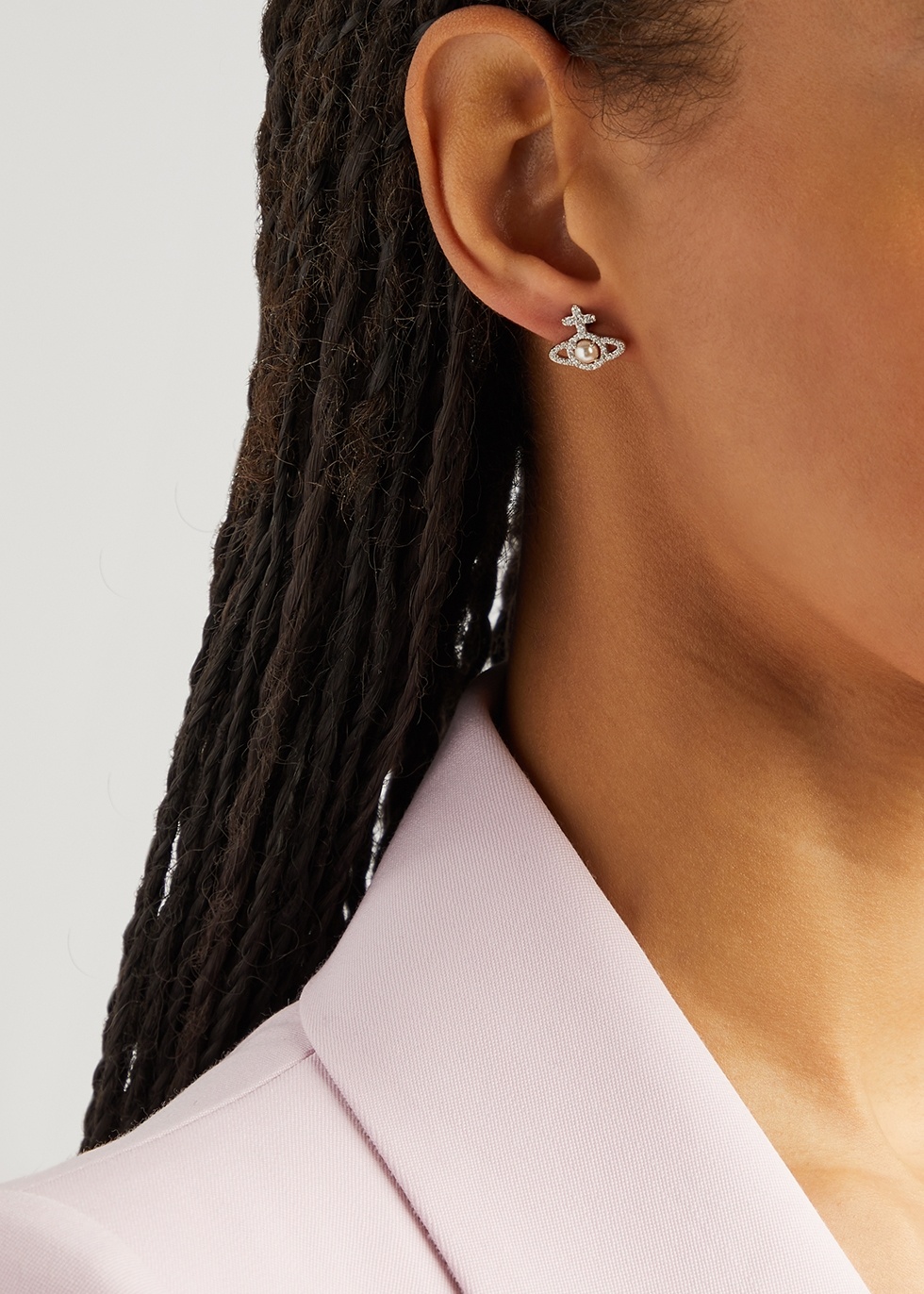 Vivienne Westwood OLYMPIA PEARL EARRINGS | REVERSIBLE