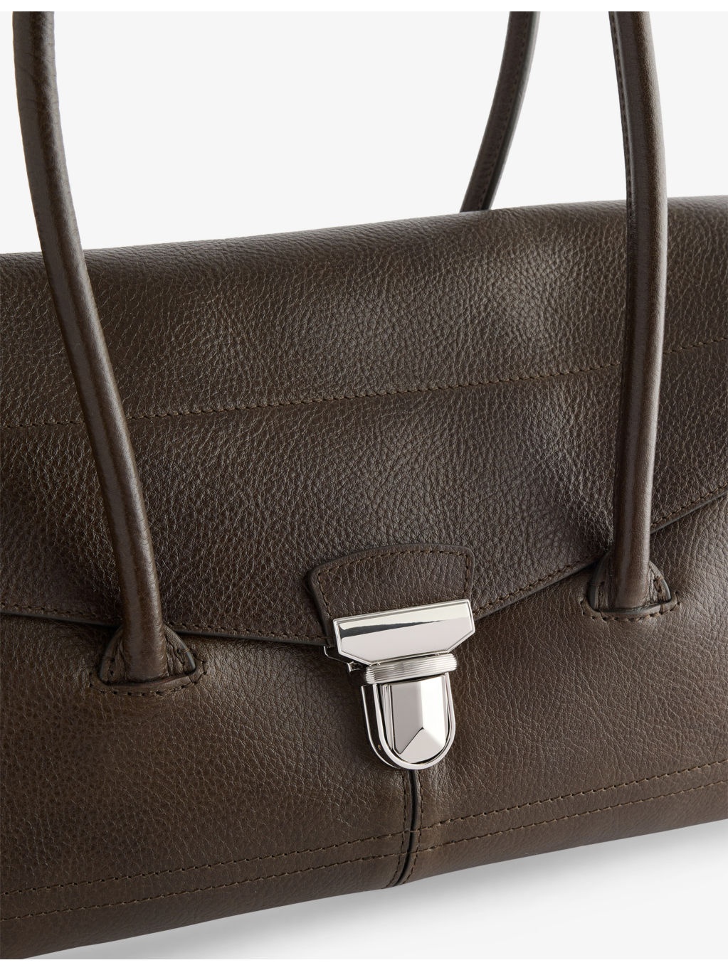 Shoulder Gear Leather Bag - 3
