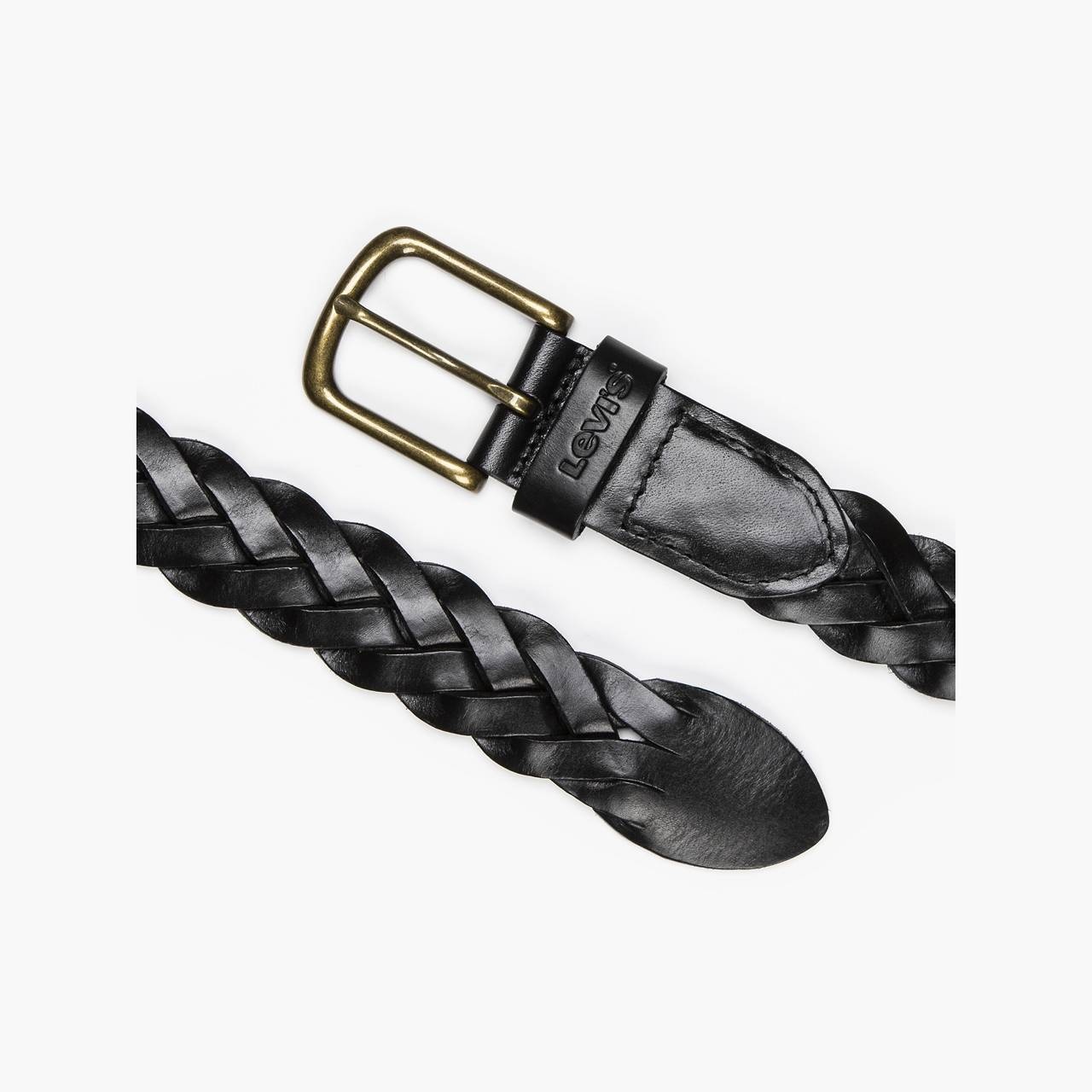 LEATHER BRAID BELT - 2