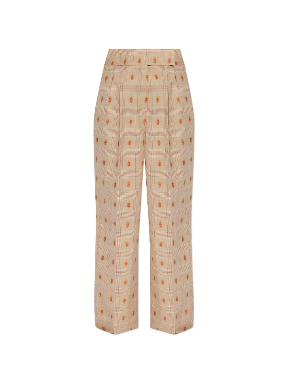 checked trousers - 1