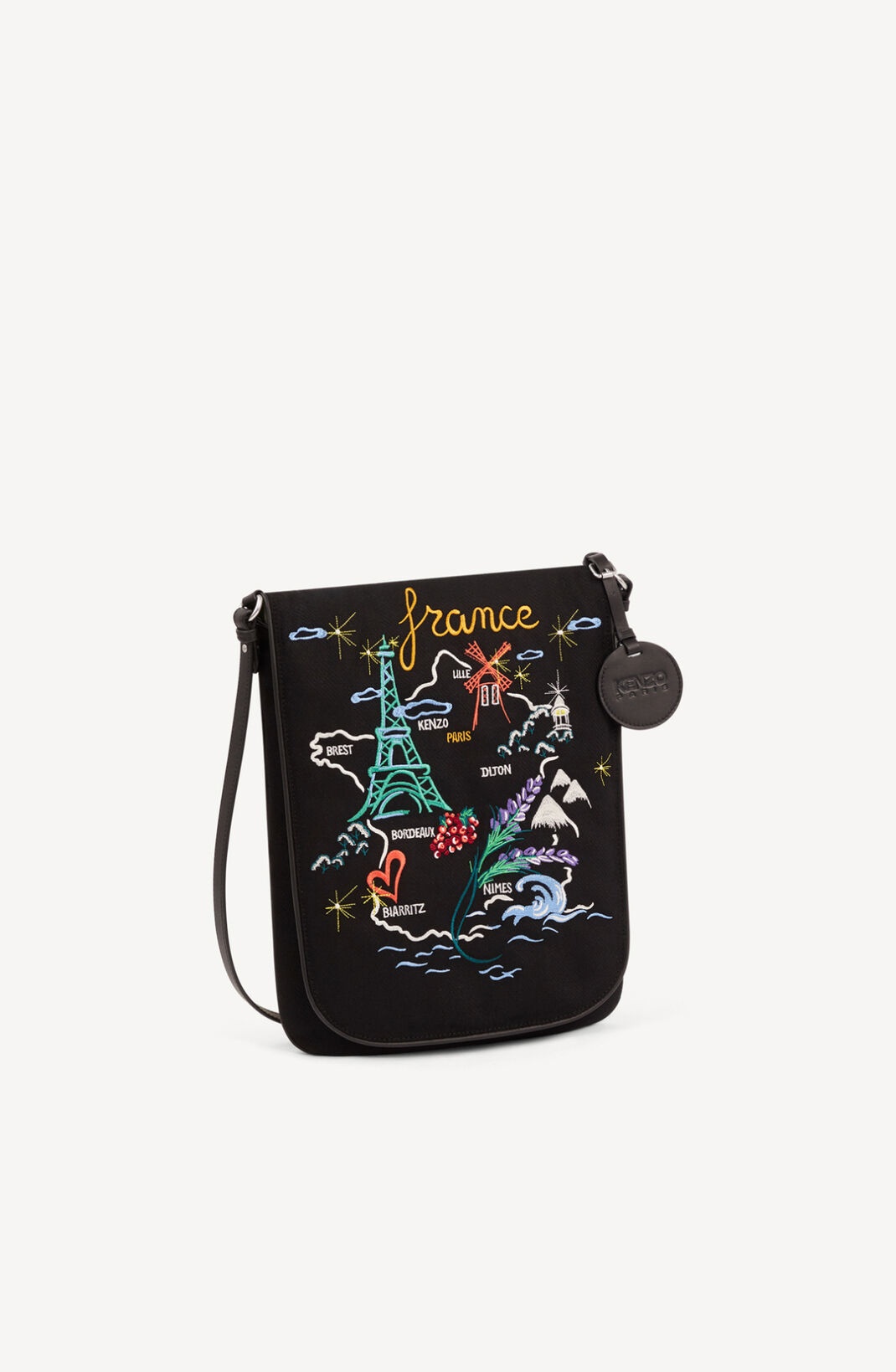 'Paris-Japan' reversible messenger bag - 2