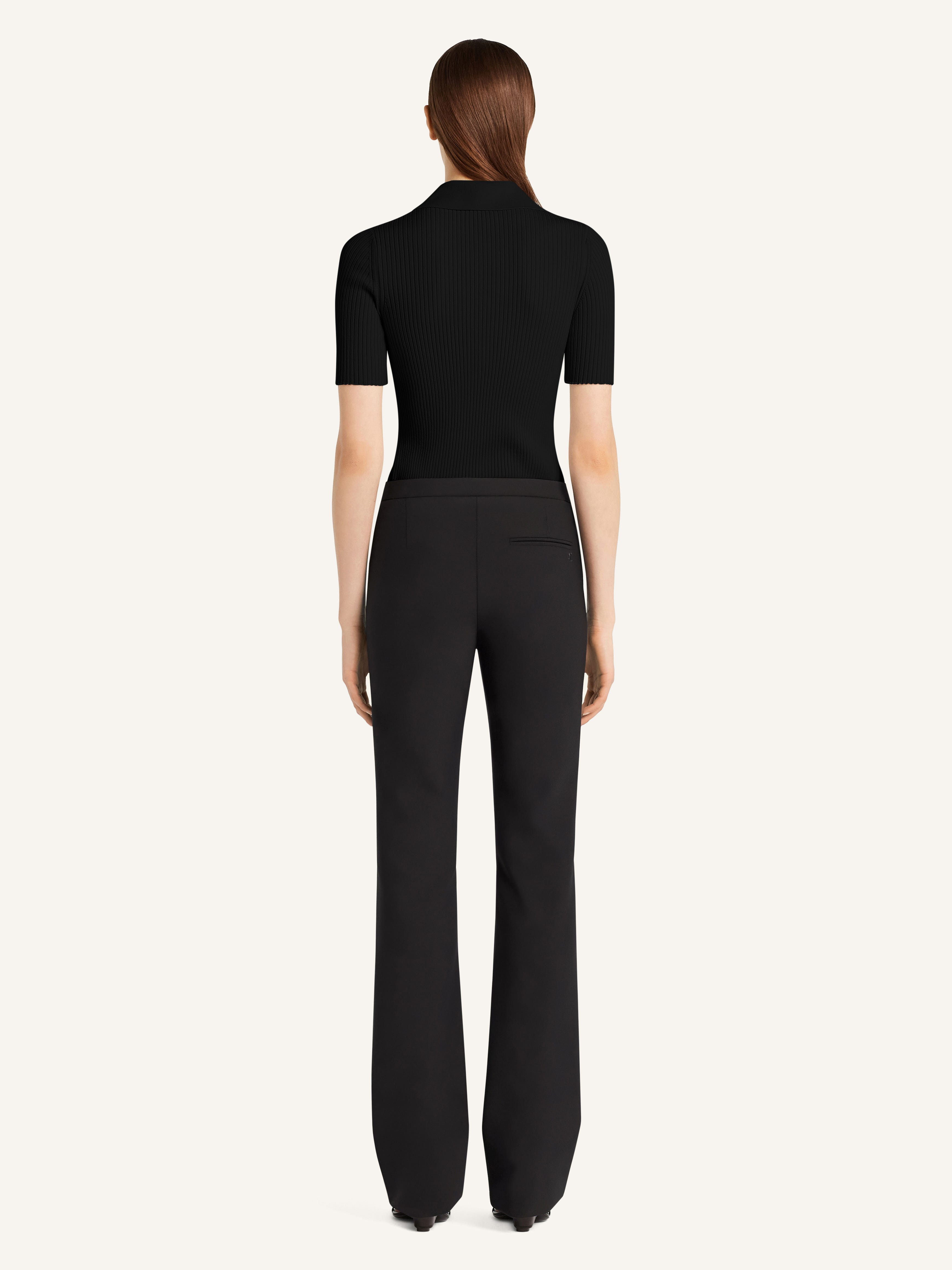 ICONIC RIB KNIT POLO SHIRT - 3