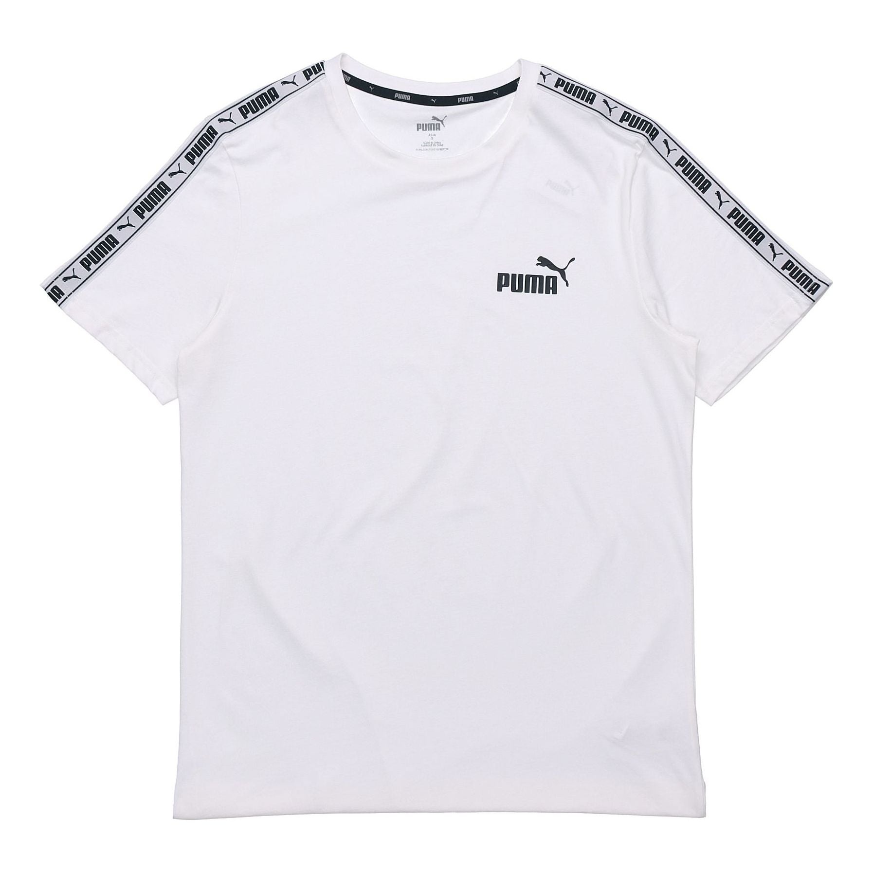 PUMA Taping Logo T-Shirt 'White' 532557-02 - 1