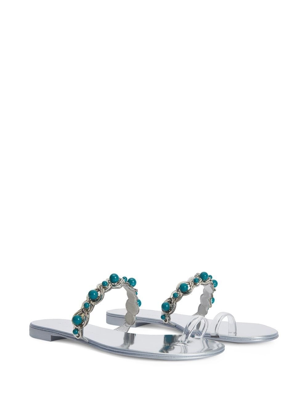 Marguerithe gem-stone flat sandals - 2