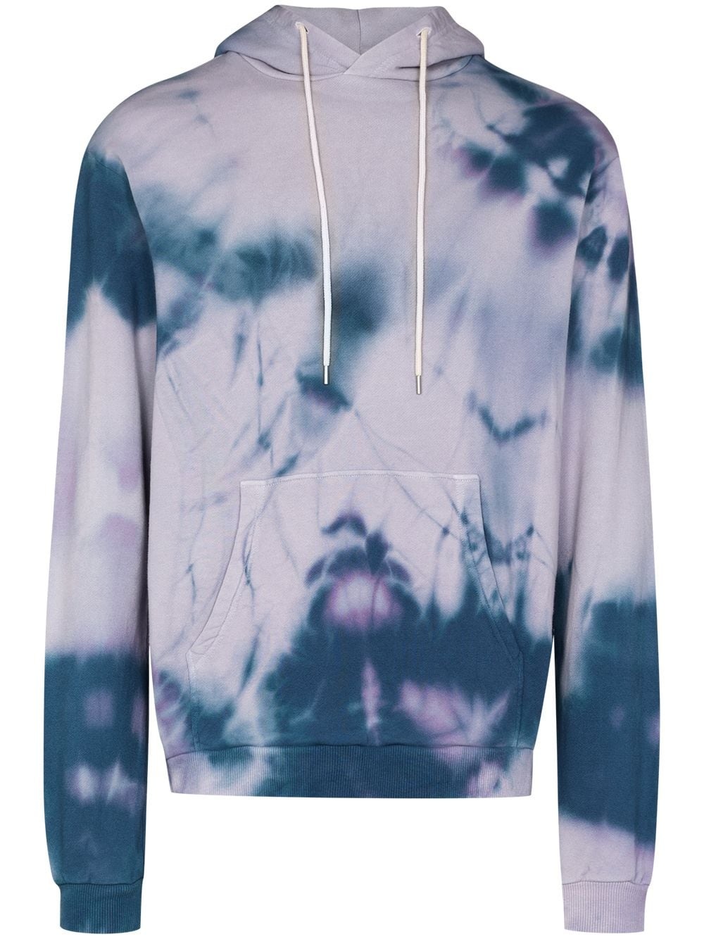 tie dye print hoodie - 1