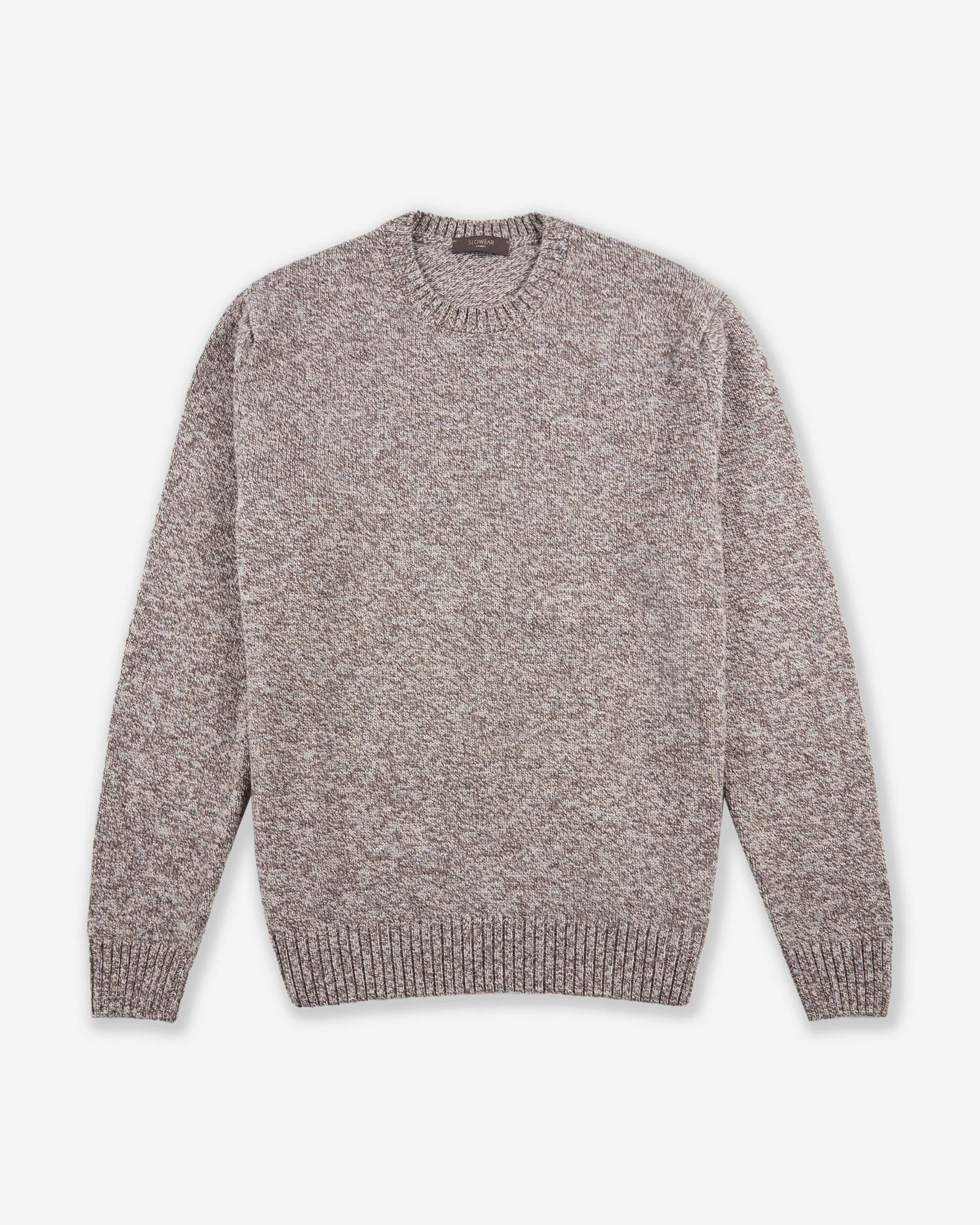 Slim fit Geelong wool crewneck sweater - 1