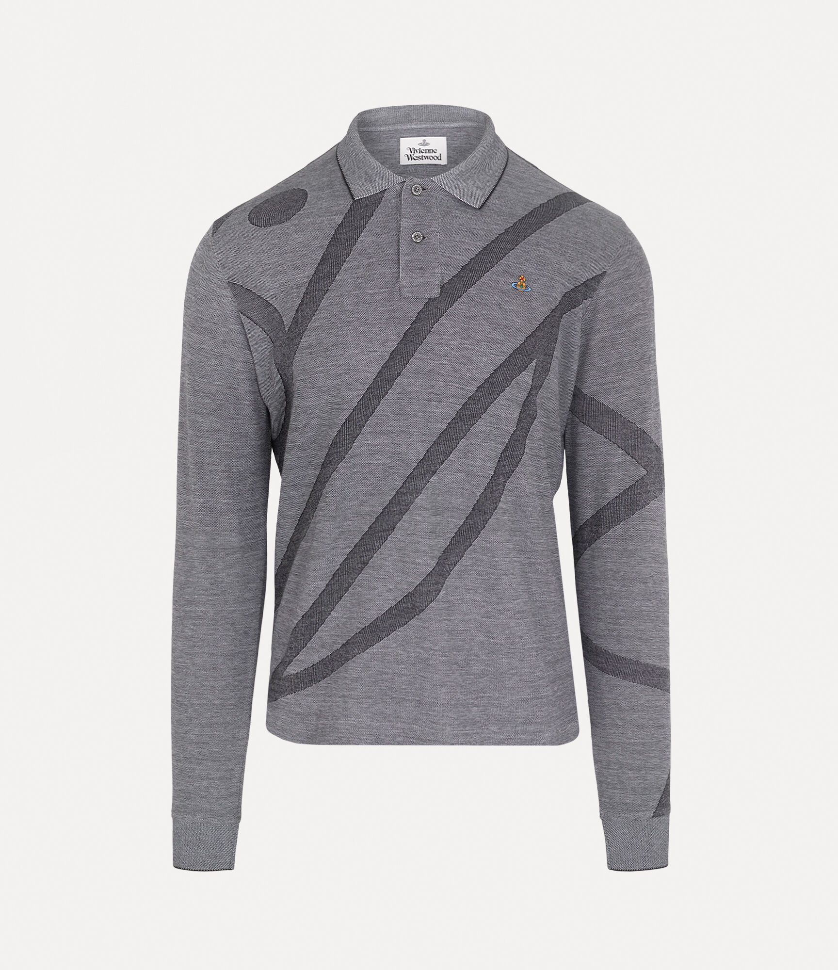 Vivienne westwood black long sleeve polo sales