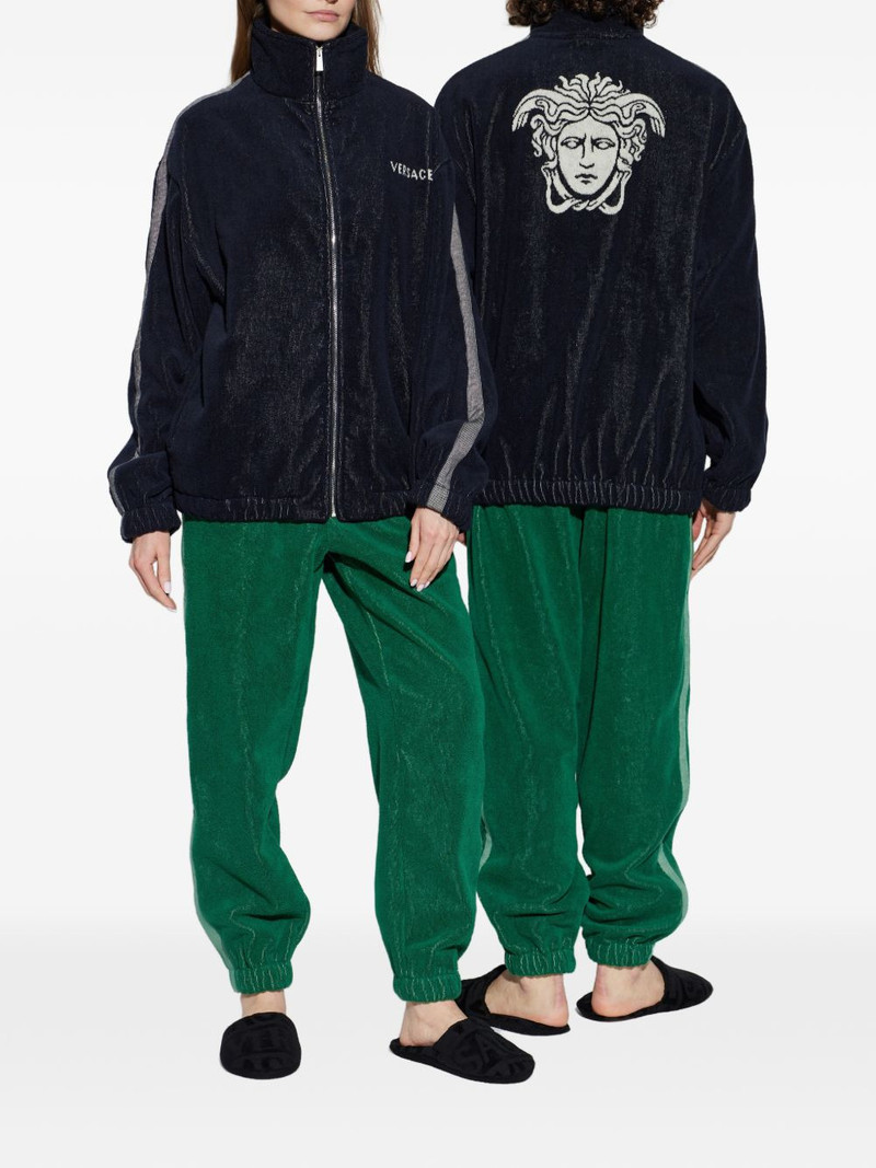 VERSACE pocket stripe track pants outlook