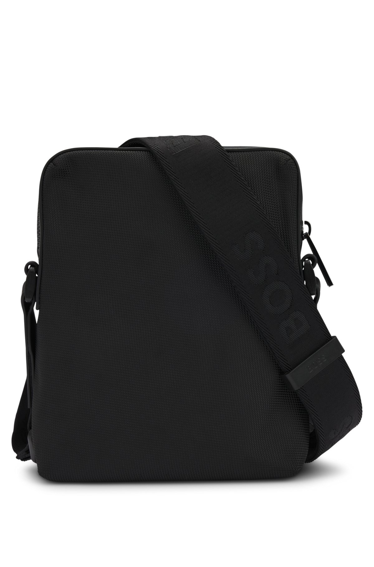 BOSS STRUCTURED REPORTER BAG WITH SIGNATURE TRIMS | REVERSIBLE