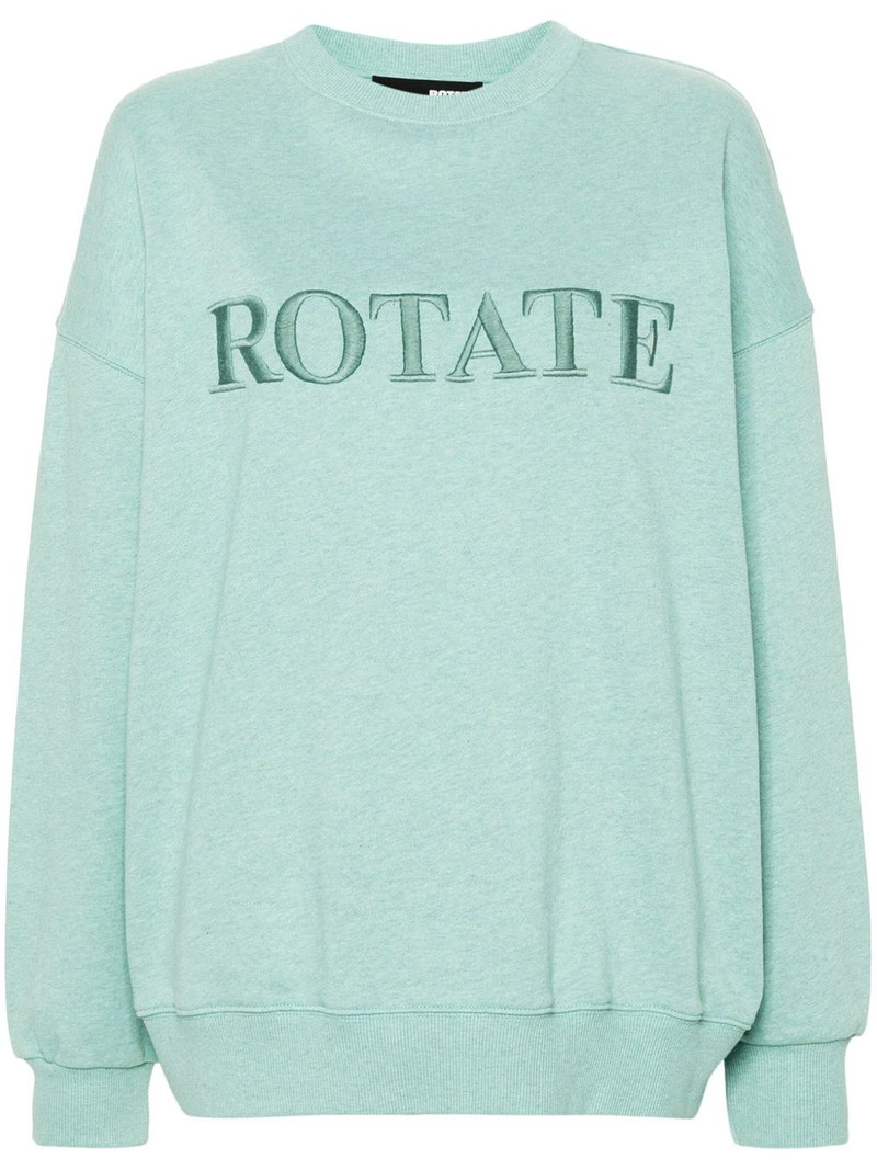 logo-embroidered sweatshirt 1