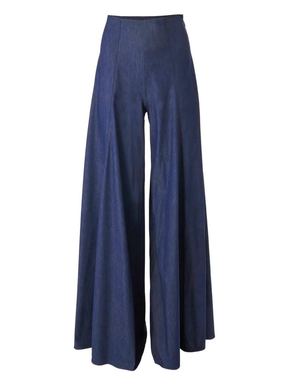 denim palazzo pants - 1