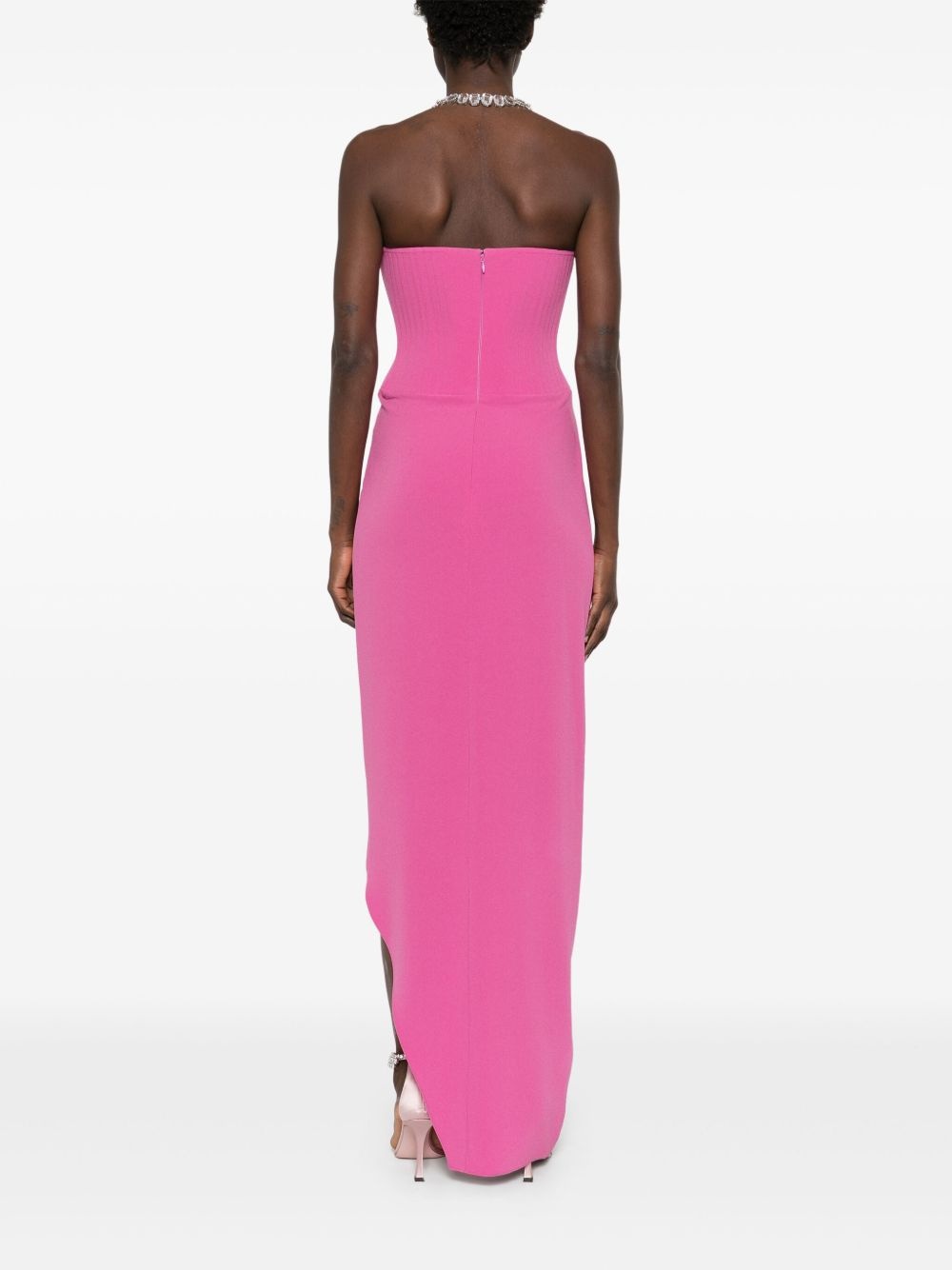 crepe corset mini dress - 4