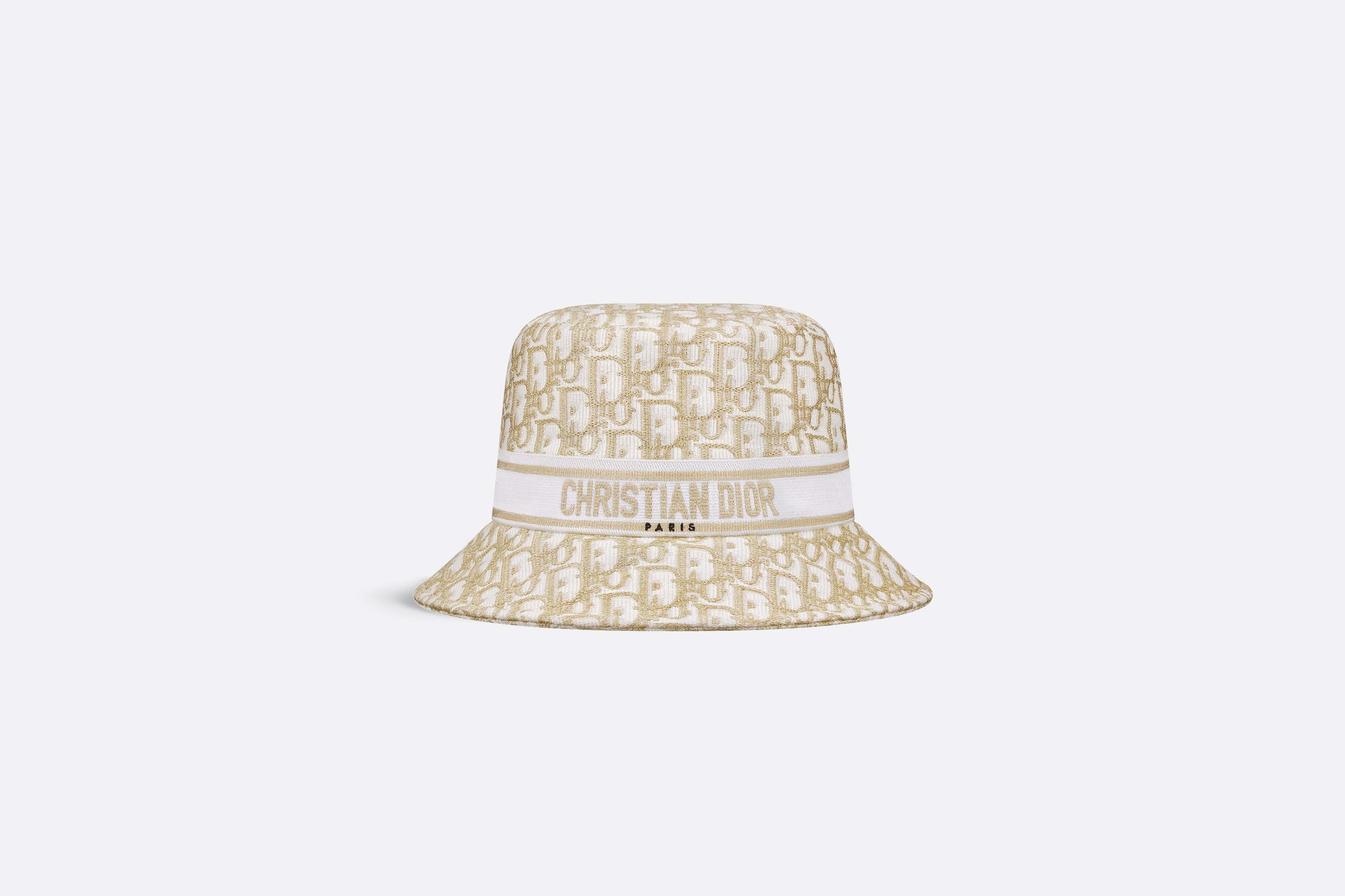 D-Bobby Dior Oblique Small Brim Bucket Hat - 1