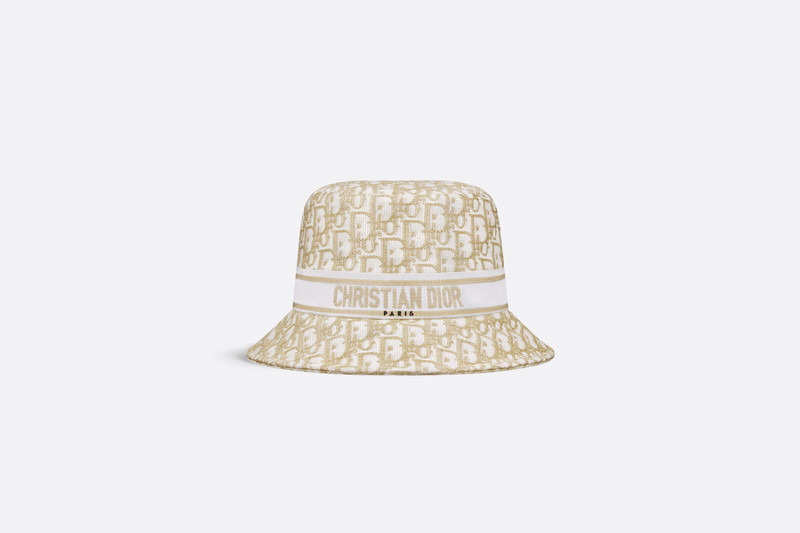 D-Bobby Dior Oblique Small Brim Bucket Hat 1