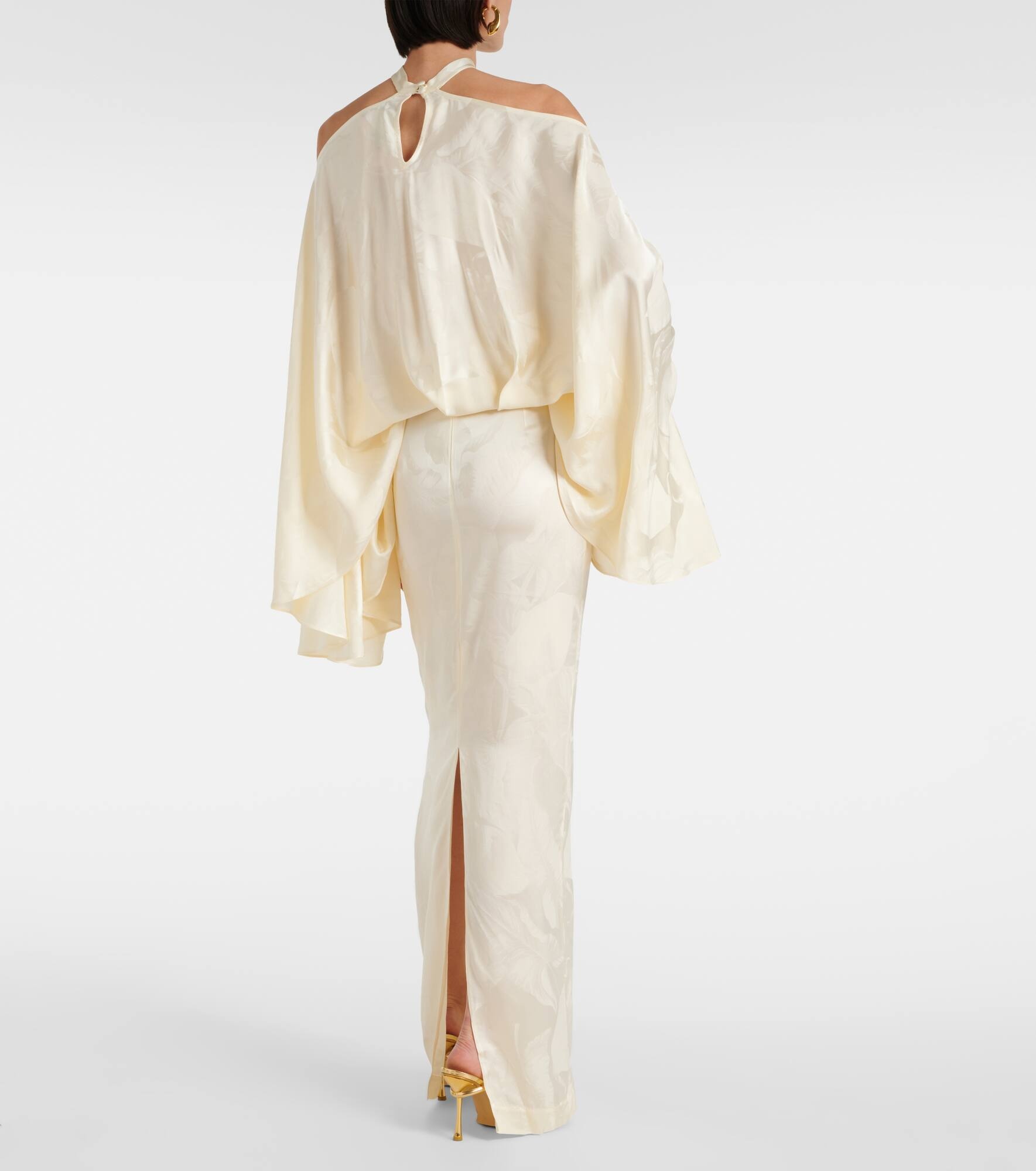 Bridal Cyclades Callass jacquard gown - 3