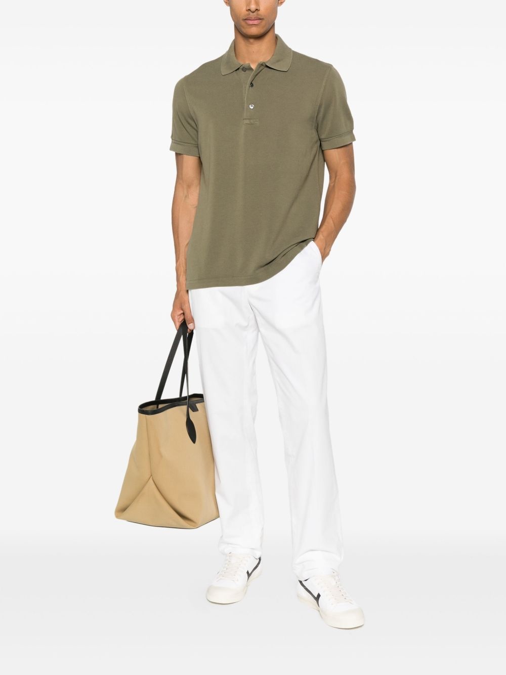 short-sleeved polo shirt - 2