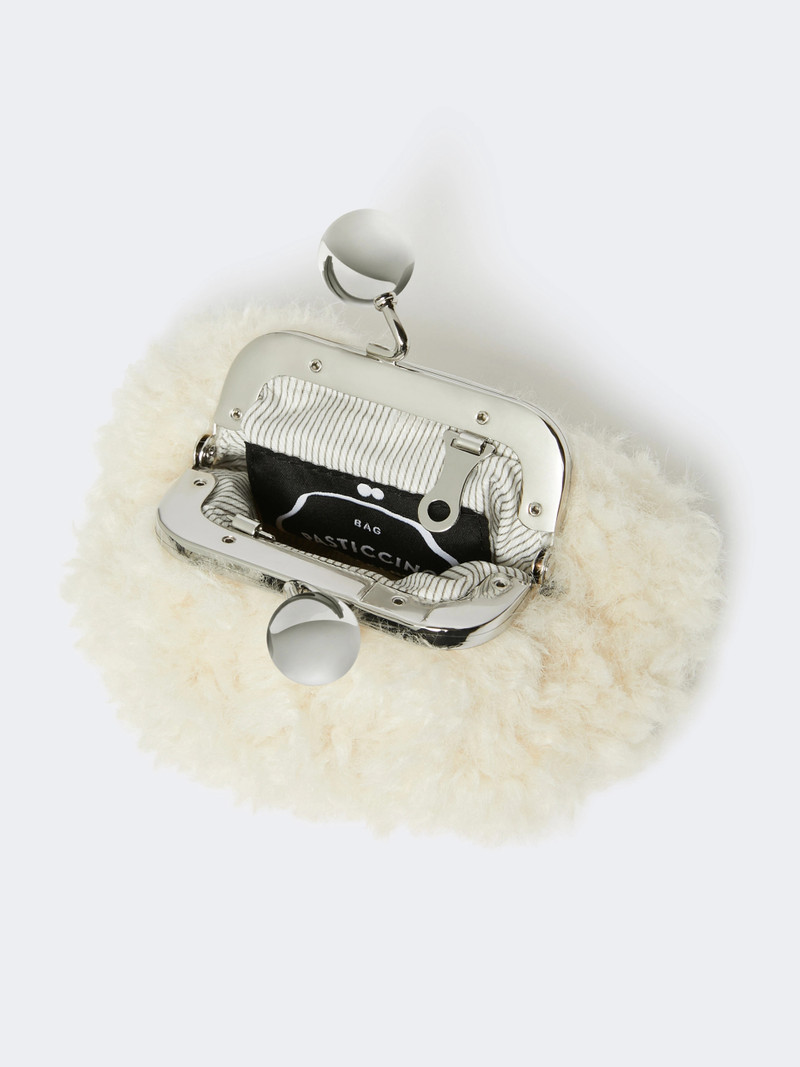 VIVY Mini Pasticcino Bag with a soft texture - IVORY 5