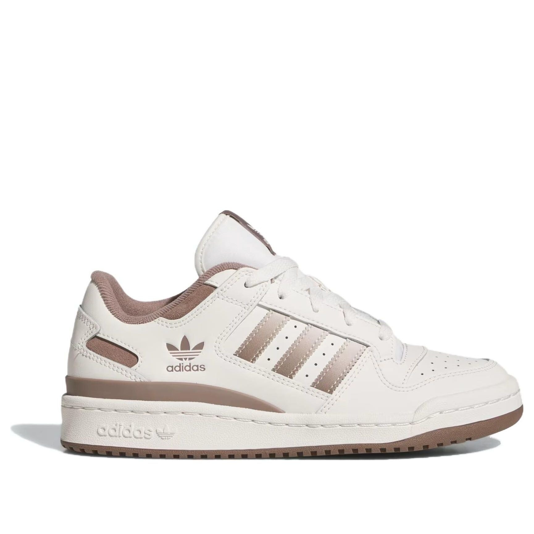 (WMNS) adidas Forum Low CL 'Wonder White Trace Brown' JI3257 - 2