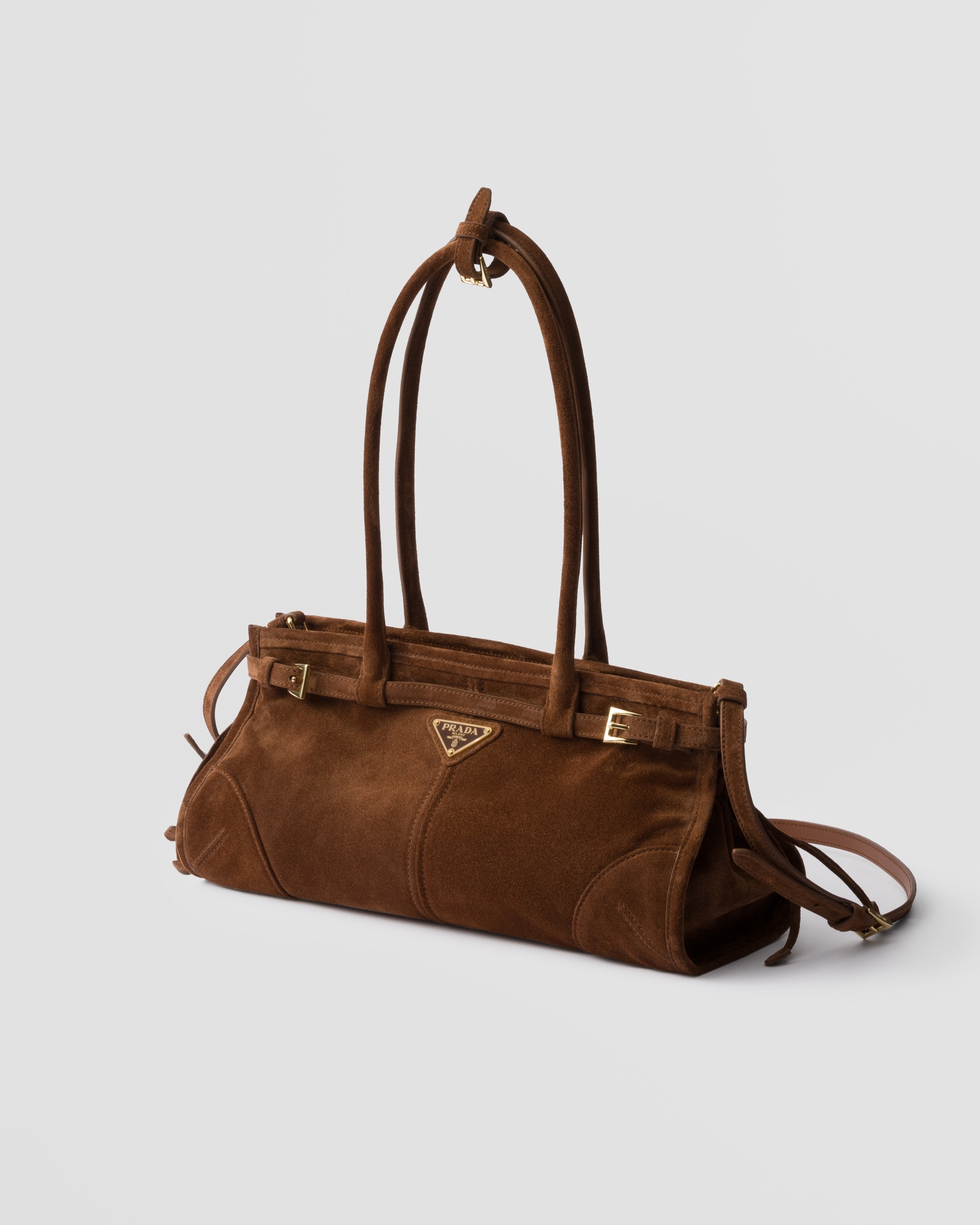 PRADA＊Medium suede handbag スエードハンドバッグ＊送料込 Prada Prada Medium suede handbag 2600.00