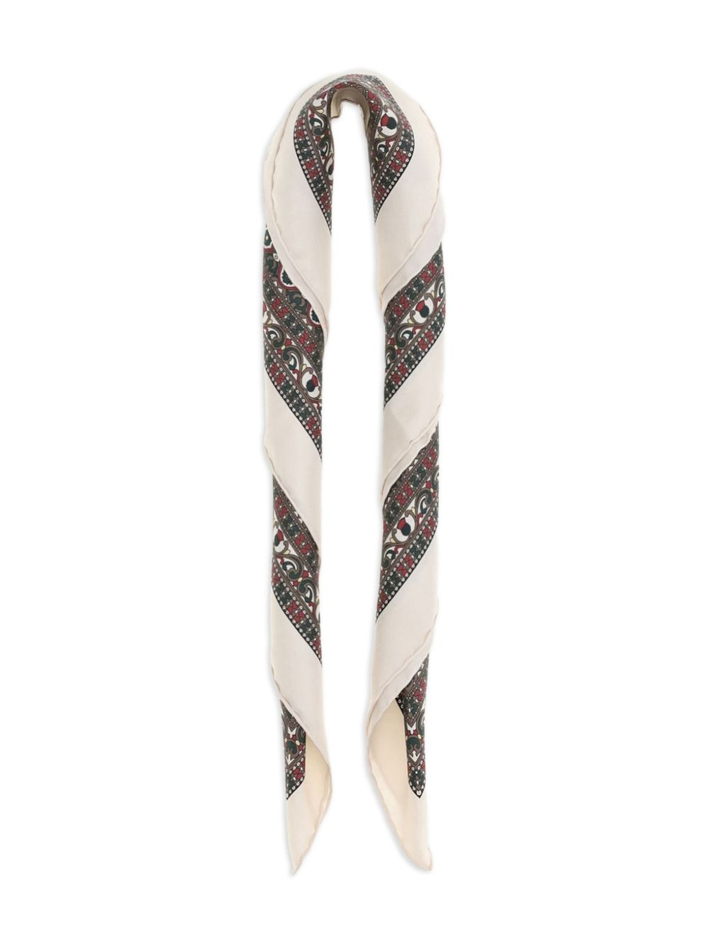 geometric-pattern scarf - 2