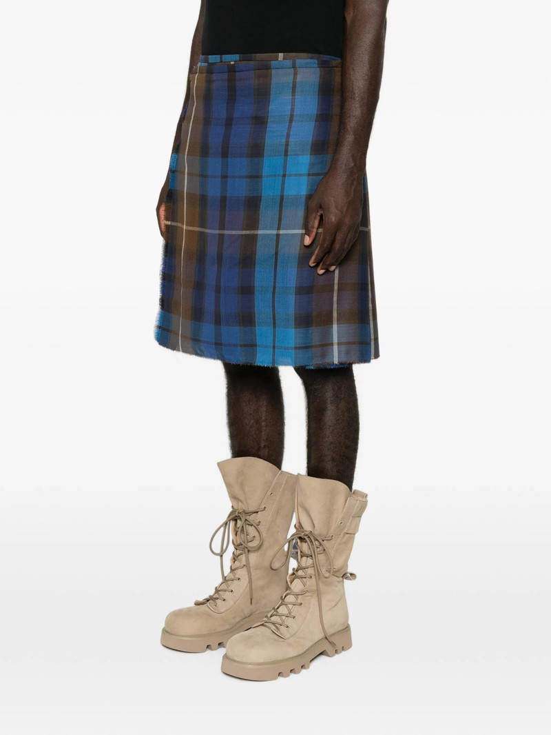 Vivienne Westwood Tartan-check Pleated Midi Skirt 3