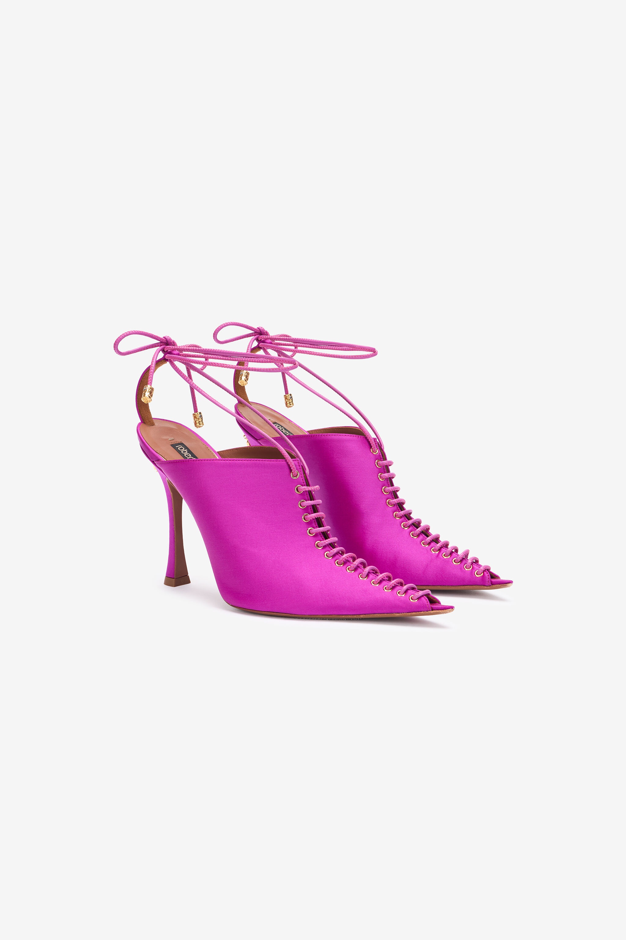 Lace-Up Mules - 2