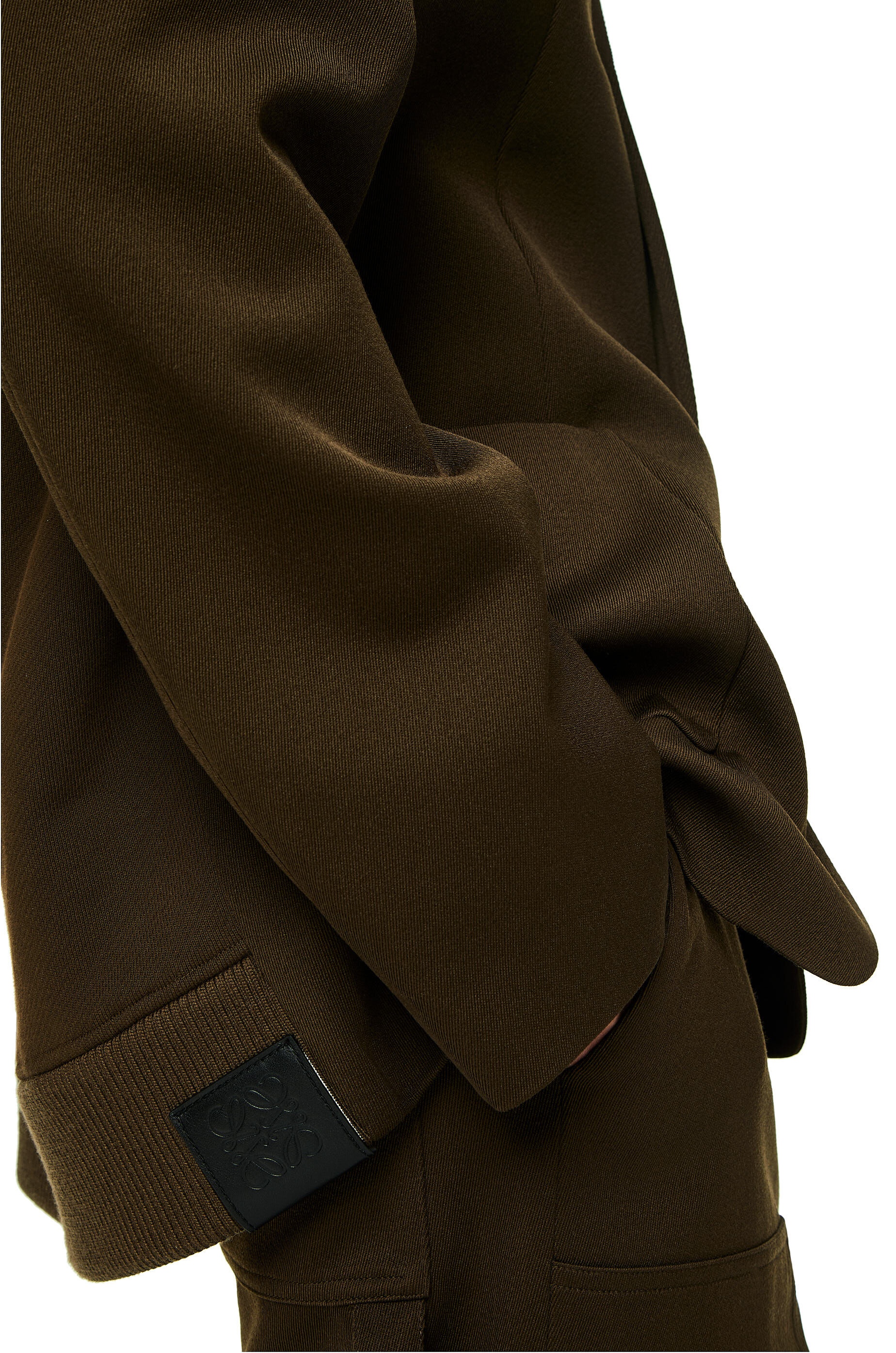 Hybrid hooded jacket in wool - 5