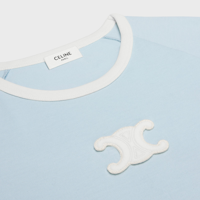 CELINE Triomphe T-shirt in cotton jersey outlook