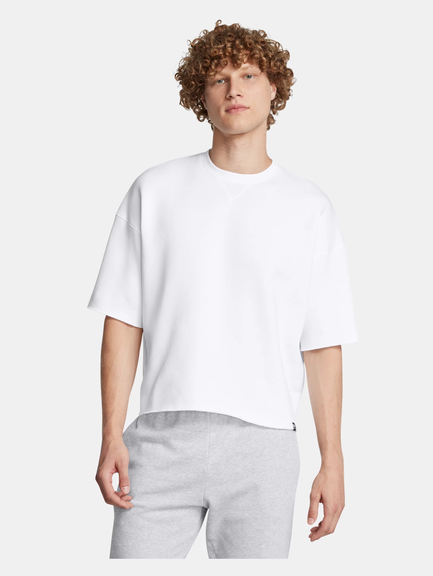 Men's UA Icon Fleece Short Sleeve Crew - 2