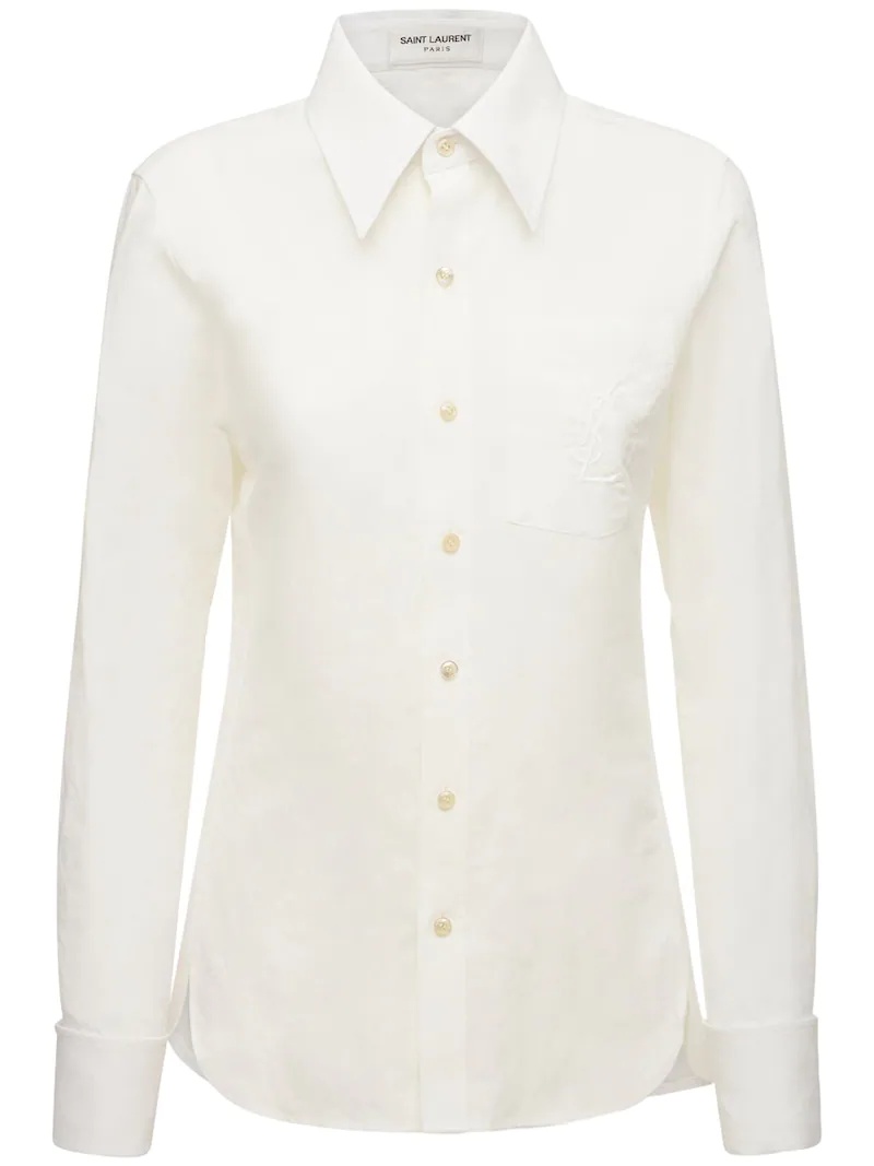 CLASSIC COTTON & LINEN SHIRT - 1