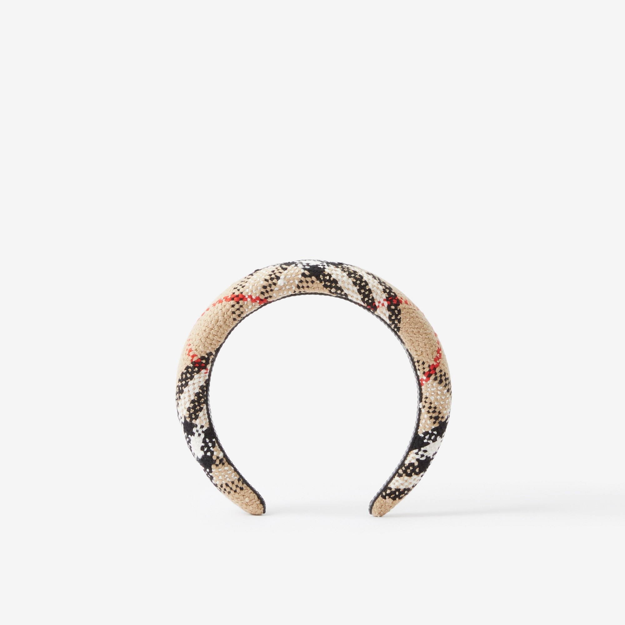 Vintage Check Bouclé Hairband - 3