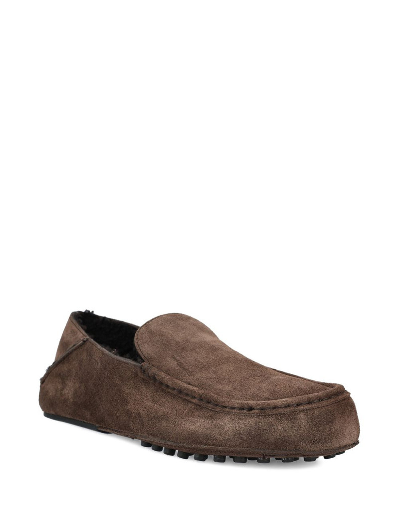 Tod's suede flat loafers outlook
