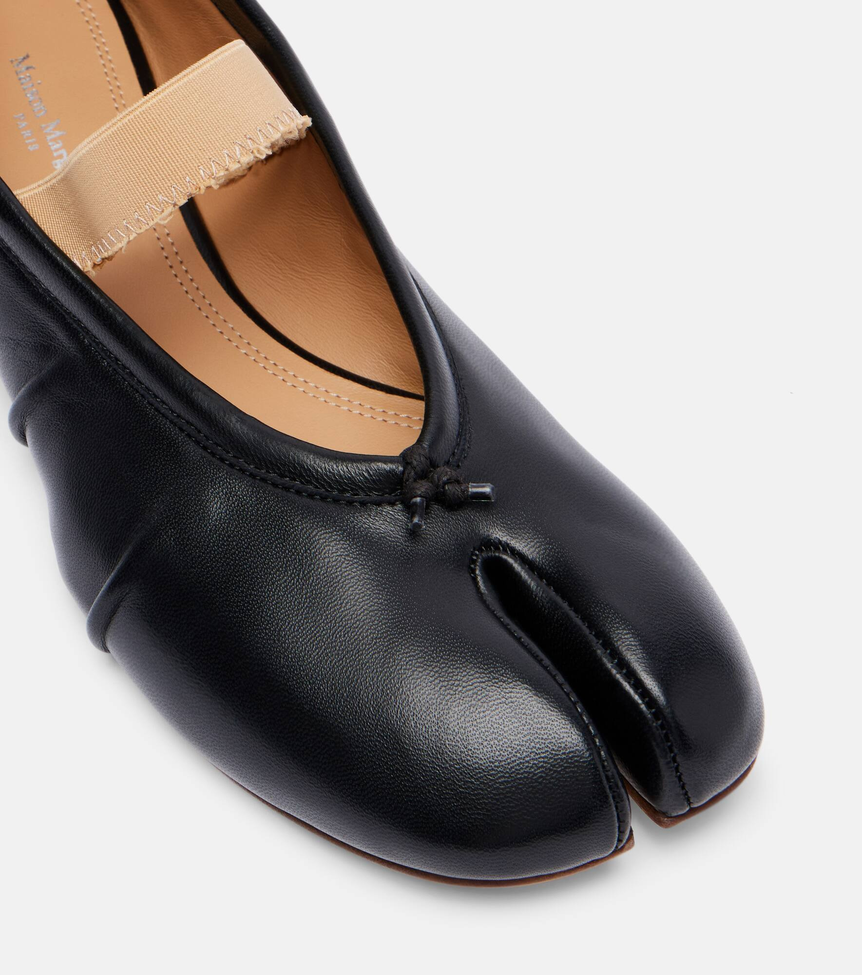 Tabi leather ballet flats - 5