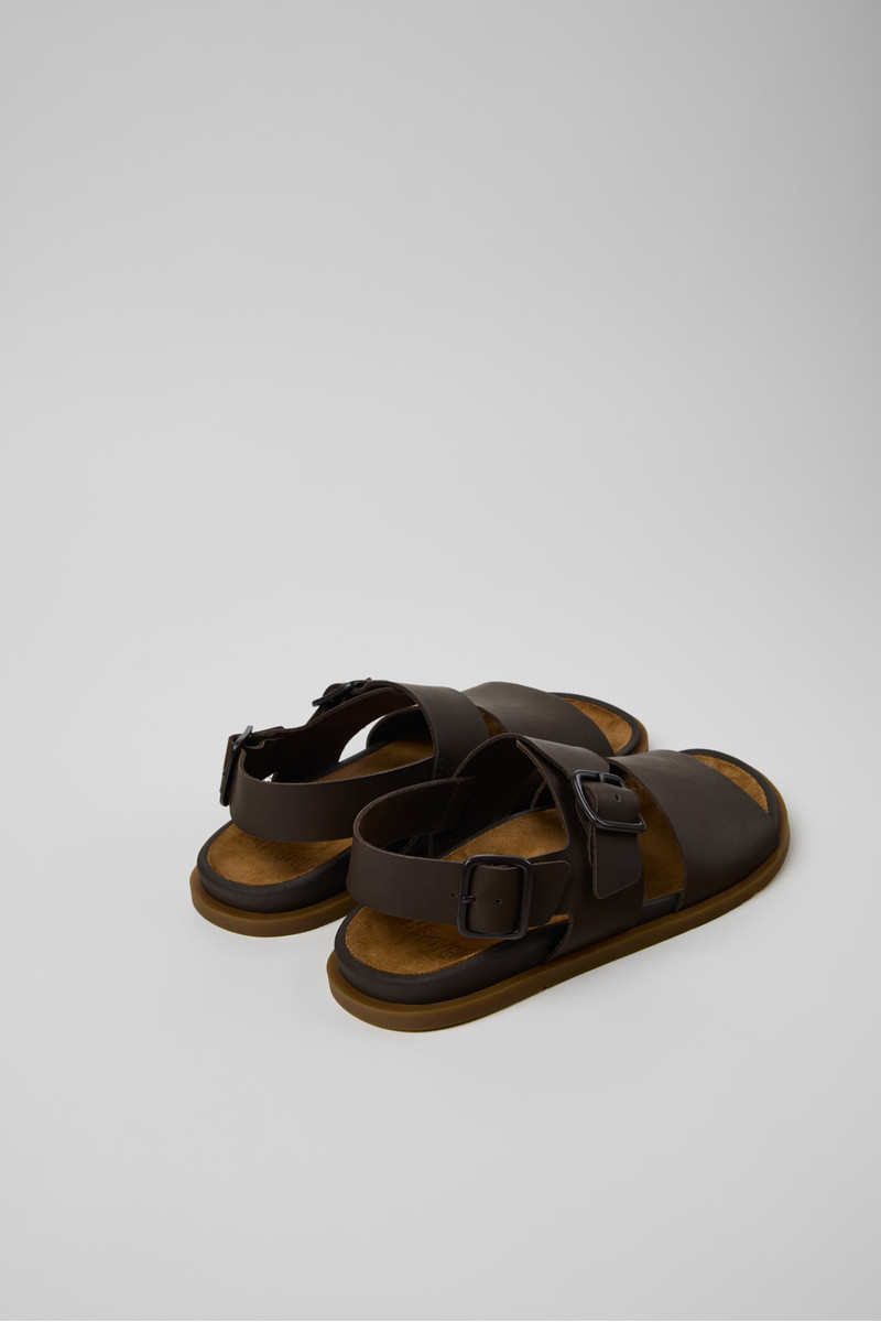 CAMPERLAB Brown Leather Sandals for Men. outlook