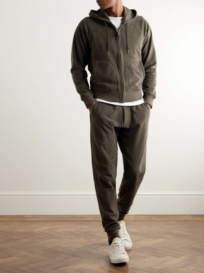 TOM FORD Towelling Cotton-Terry Zip-Up Hoodie outlook