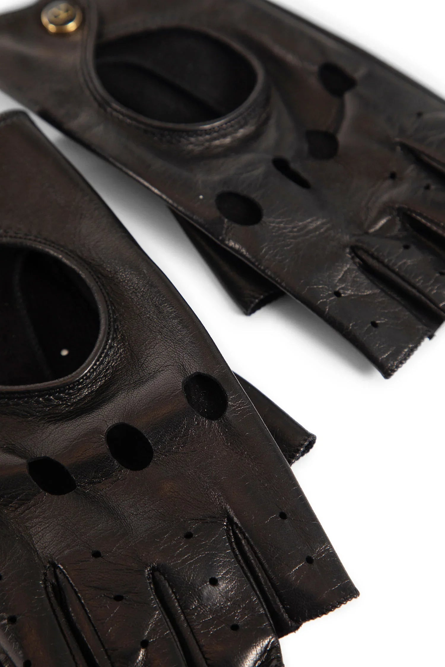 Vlogo-Nappa-Leather-Fingerless-Gloves - 2