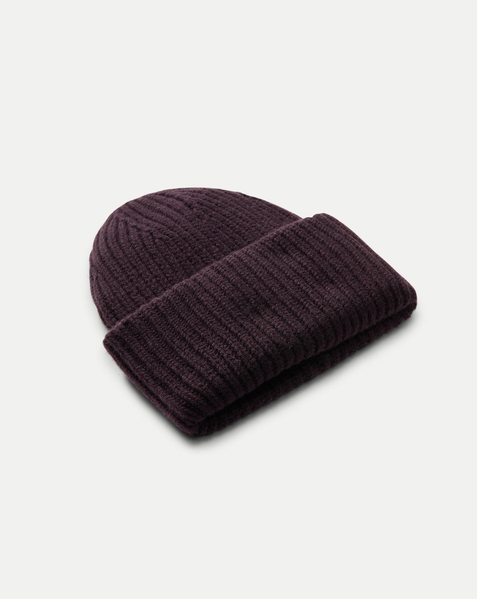 CASHMERE FOLDOVER BEANIE - 4