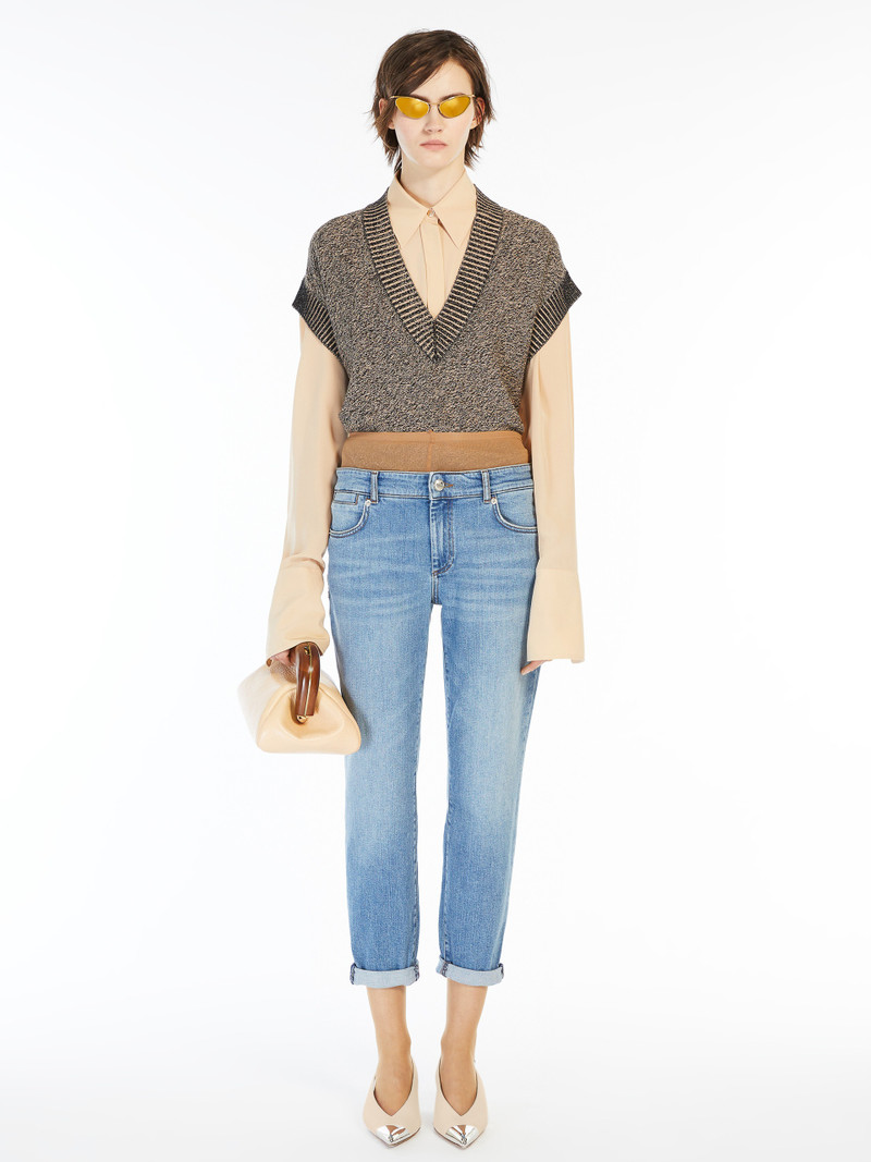 Sportmax NAVATA Low-rise cigarette jeans outlook