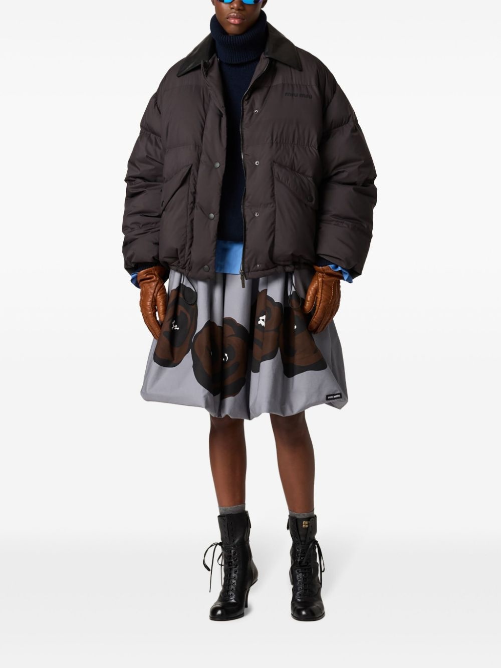 cropped down jacket - 2