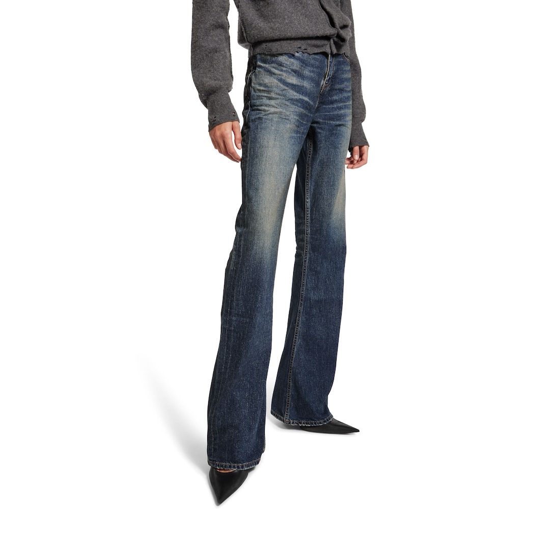 Women's Bootcut Pants in Blue - 5