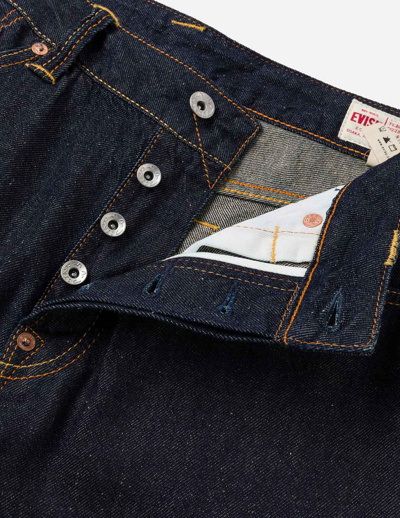 Seagull & Kanji Printed Pocket Denim Shorts 9