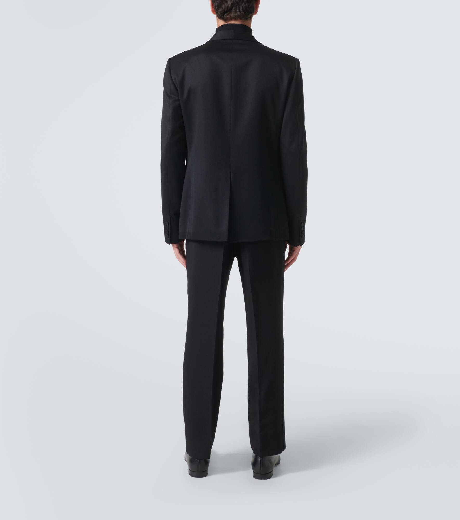 Single-breasted wool suit - 3